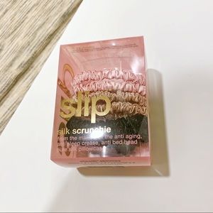 SLIP Small Silk Scrunchies Hairties x 2